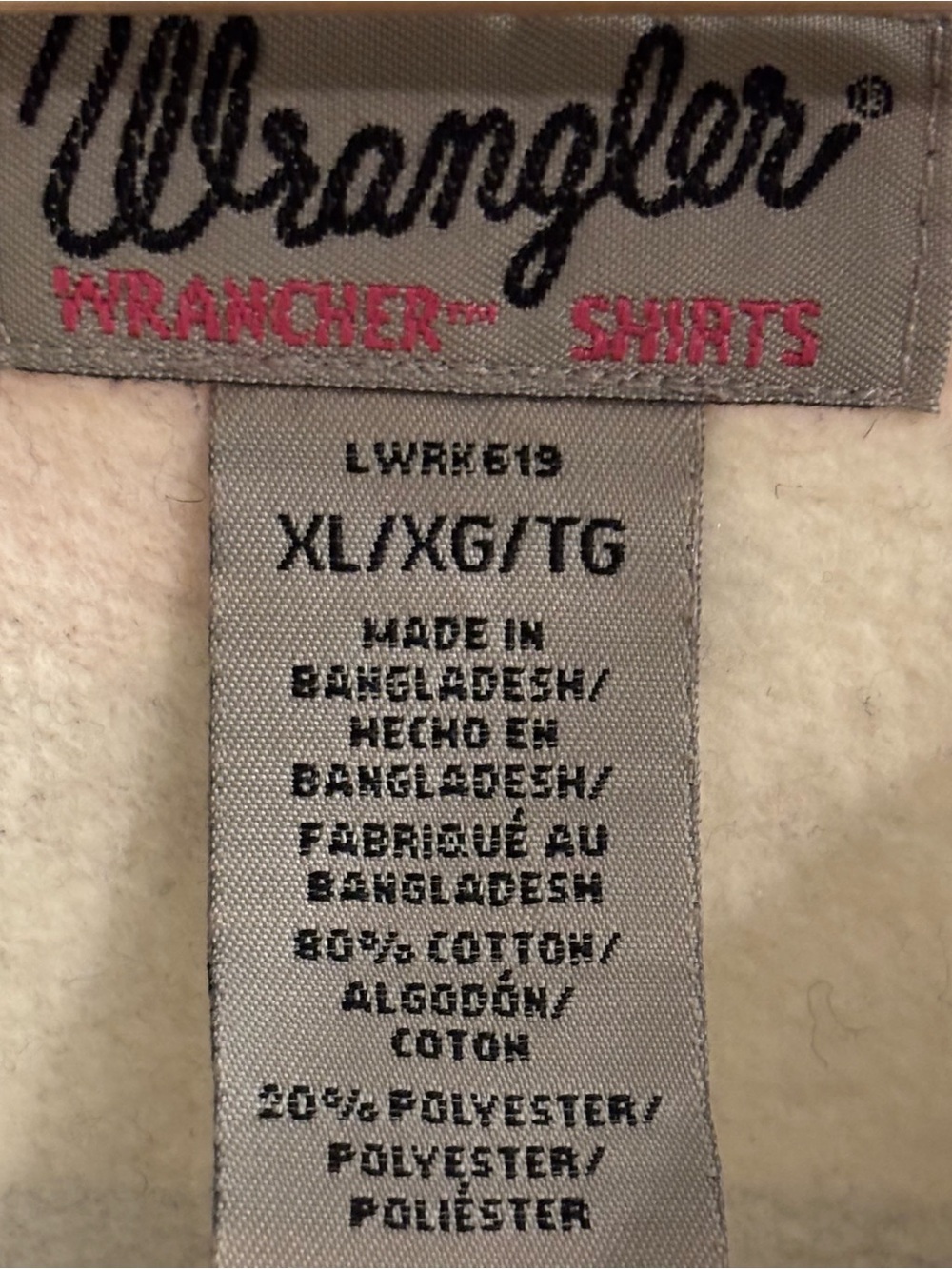Wrangler Southwestern Aztec Logo Sweatshirt XL Fleece Pullover Western Rancher - Picture 3 of 7